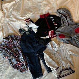 Baby Boy Fall Bundle Size 3-6 Mos Carter’s Jordan Hilfinger Tommy Bahama